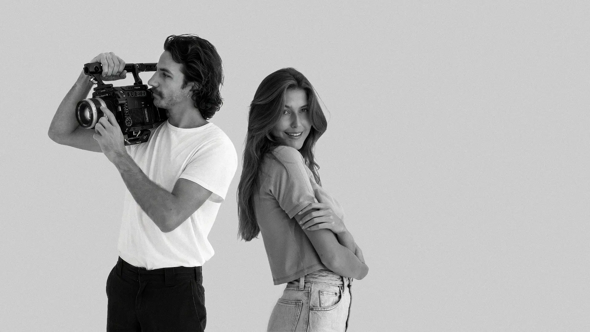 Olivia and Courtney Jones of O&Co., photographed with a cinema camera