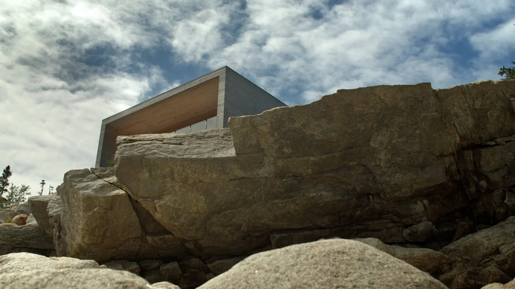 OG House — a modern Nova Scotia home set into its terrain